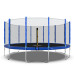 Батут DFC Trampoline Fitness с сеткой 16ft синий
