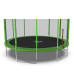 Батут DFC Trampoline Fitness с сеткой 16ft зелёный