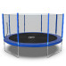 Батут DFC Trampoline Fitness с сеткой 14ft синий