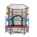 Батут DFC JUMP KIDS 55" красный с желто-синими стойками