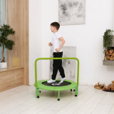 Батут с поручнем DFC JUMPFIT 36'' зеленый