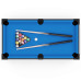 Игровой стол - бильярд DFC 27" RQ22004-PVC, 69 х 36 см