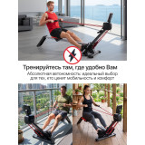 Гребной тренажер DFC Bodycoach, с резиновыми тросами