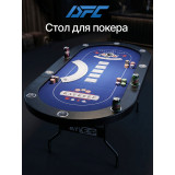 Игровой стол – покер DFC RAYKEEP 84", на 10 мест, складные ножки