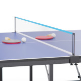 Теннисный стол DFC RQ24002, размер по стандарту ITTF 274 x 152, с сеткой и ракетками