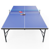 Теннисный стол DFC RQ24002, размер по стандарту ITTF 274 x 152, с сеткой и ракетками