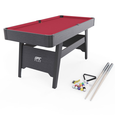 Игровой стол - бильярд DFC 54" 135 x 65 см, красный