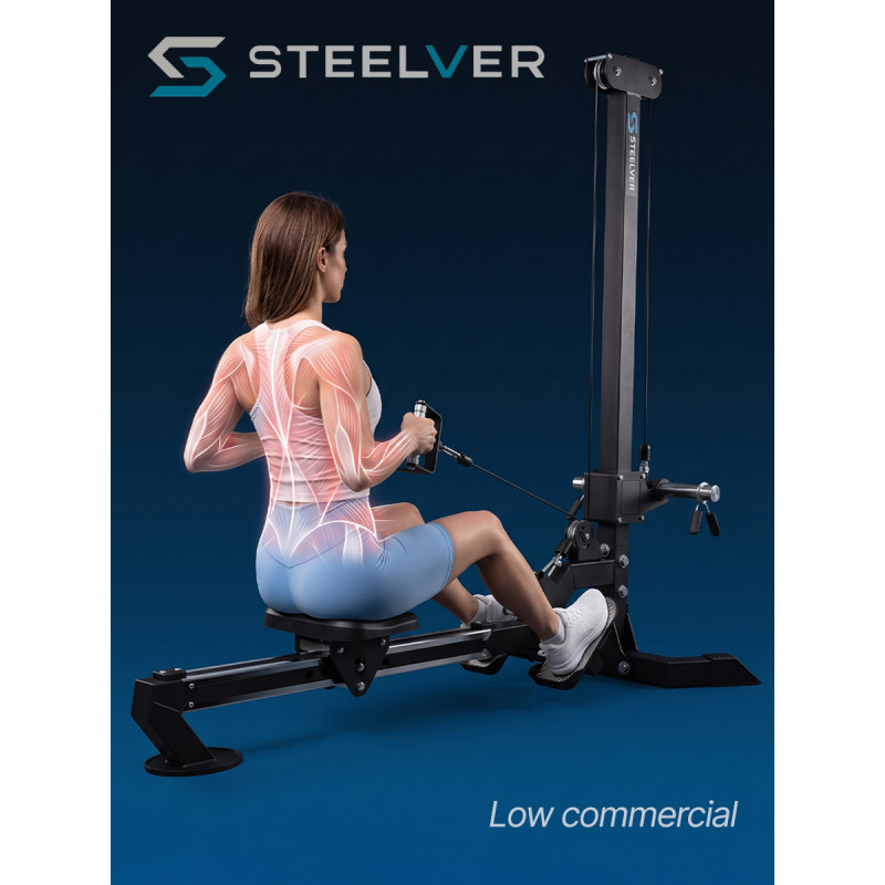 Силовой гребной тренажёр STEELVER SV9204